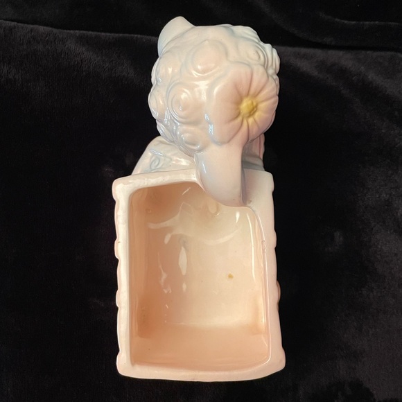 Vintage MCM Rubens Originals Los Angeles Lamb & Cart Planter made in Taiwan 9144 - Picture 11 of 15